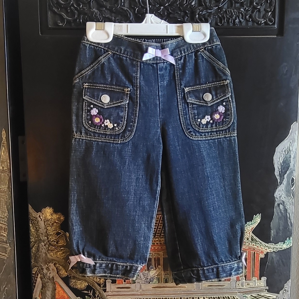 Gymboree Toddler Girl's Denium Pants. 12-18 Mos.